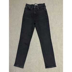 Madewell Jeans Womens 24 Black The Perfect Vintage‎ Jean High Rise Stretch Denim